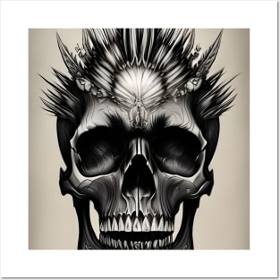 Tribal Skull Posters and Art